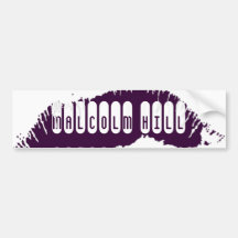 Lips Bumper Sticker