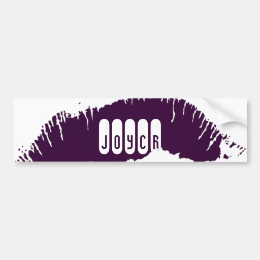 Lips Bumper Sticker