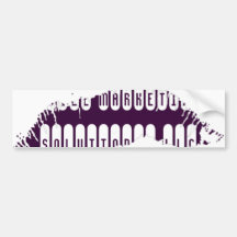 Lips Bumper Sticker