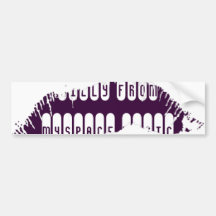 Lips Bumper Sticker