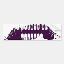 Lips Bumper Sticker