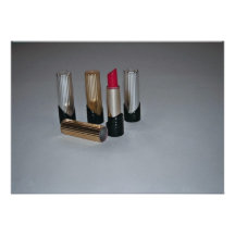 Lipstick for makeup personalized invites