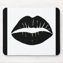 lipstick_kiss mouse pad