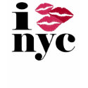 Lipstick Kiss NYC t-shirts