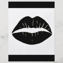 lipstick_kiss personalized flyer