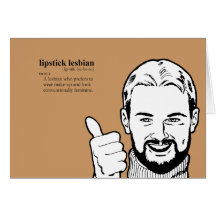 LIPSTICK LESBIAN GREETING CARDS