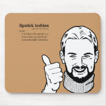 LIPSTICK LESBIAN MOUSEPADS