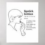 LIPSTICK LESBIAN POSTERS