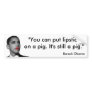Lipstick Obama Bumper Stickers
