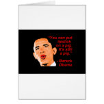 Lipstick Obama Comment Cards