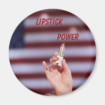 Lipstick Power Refrigerator Magnet