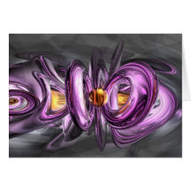 Liquid Amethyst Abstract Postcard