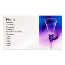 Liquid Blur, Name, Address 1, Address 2, Contac... Business Card Template