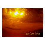 Liquid, Copper, Sunrise - sleek Cards