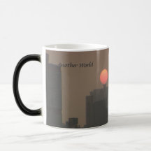 Liquid Cranium "Another World" China sunset mug