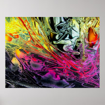 Liquid Decalcomaniac Desires Poster