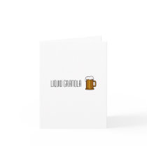 liquid granola note card