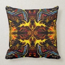 LIQUID LIGHT PATH OF TRUTH by deprise Throw Pillows
