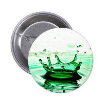 Liquid Photography - Splash Pinback Button