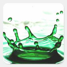 Liquid Photography - Splash Square Sticker