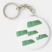 L'IRA comme iode I et Ra de radium Porte-clé