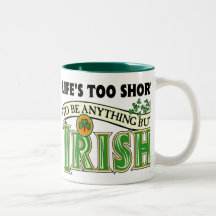 L'Irlandais trop court de la vie… Tasse À Café