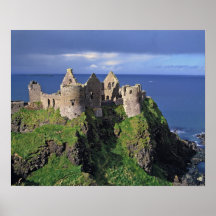 L'Irlande du Nord, comté Antrim, Dunluce Affiches