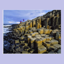 L'Irlande du Nord, comté Antrim, géant cartes postales