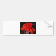 Lis de Canna rouge lumineux Autocollants Pour Voiture