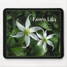 Lis de faon Mousepad Tapis De Souris