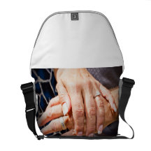Lisa & Brian's Wedding Reception Messenger Bag