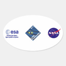 LISA Pathfinder Oval Sticker