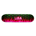 Lisa pink fire Skatersollie skateboard