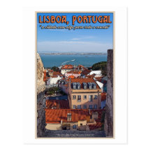 Lisbon - Boat on the Tejo Post Cards