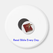 Lisez la bible chaque jour aimants pour réfrigérateur