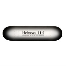 Lisez le 11:1 d'Hébreux de bible Skateboards Personnalisés