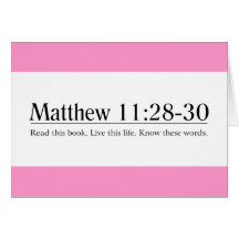 Lisez le 11h28 de Matthew de bible - 30 Cartes De Vœux