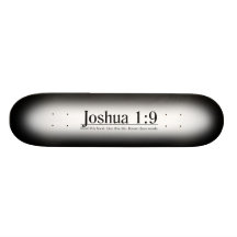 Lisez le 1:9 de Joshua de bible Plateaux De Skateboards Customisés
