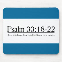 Lisez le 33:18 de psaume de bible - 22 tapis de souris