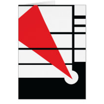 Lissitzky & Mondrain Greeting Card