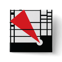 Lissitzky & Mondrian Pinback Buttons