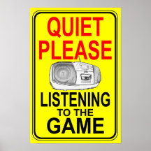Listen to the Game Print