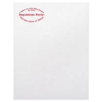 Listen to the Pharisees Customized Letterhead