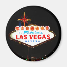 Lit de signe de Vegas Magnets