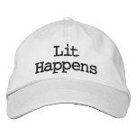 Lit  Happens Embroidered Cap embroidered hats