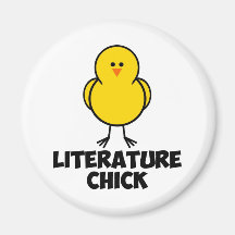 Literature Chick Magnets