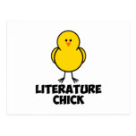 Literature Chick Postcard