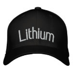Lithium Embroidered Baseball Caps