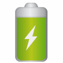 lithium-ion battery Icon Acrylic Cut Outs