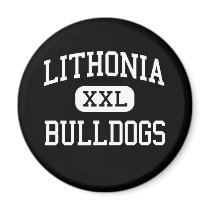 Lithonia - Bulldogs - High - Lithonia Georgia Fridge Magnet